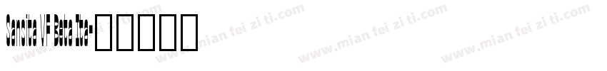 Sansita VF Beta Ita字体转换